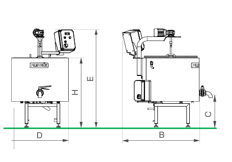 CVS - technický náčrt