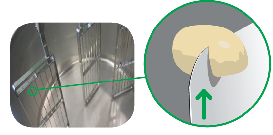 Tvar čepele (ostrý trojúhelník)