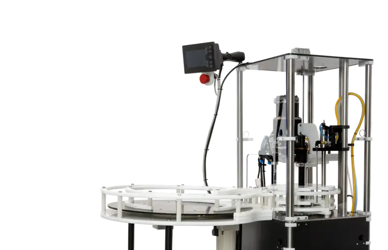 Plnička - Uzavírací stroj plechovek AT-1