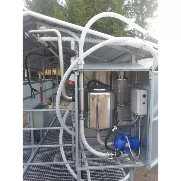 Mobilní dojírna MOOTECH6 -  se 40 l sběrnou nádobou