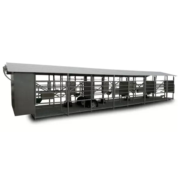 Mobilní dojírna MOOTECH8 - se 40 l sběrnou nádobou a skříní