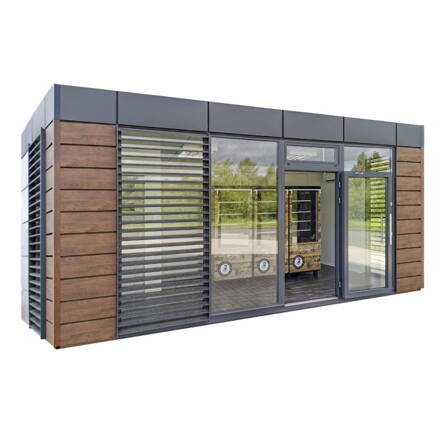 Kontejner pro farmářské prodejny a prodejní automaty