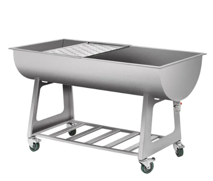 Míchací vana, polokruhová