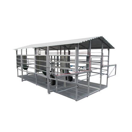 Mobilní dojírna / 4 dojecí jednotky / dojení do nádrže