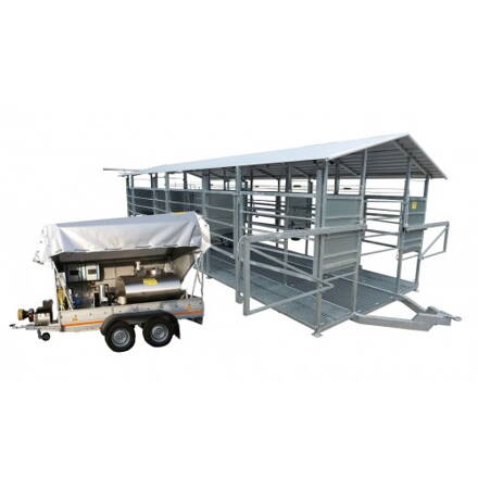 Mobilní dojicí systém / 6 dojecích jednotek / dojení do chladicí nádrže 500 l