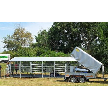 Mobilní dojicí systém / 6 dojecích jednotek / dojení do nádrže 700 l