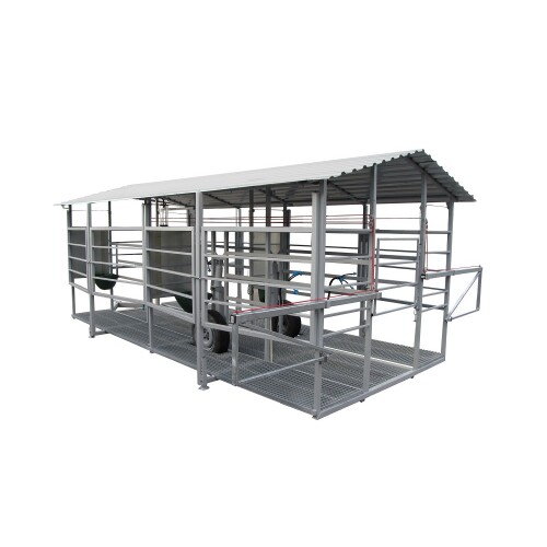 Mobilní dojírna / 4 dojecí jednotky / dojení do nádrže