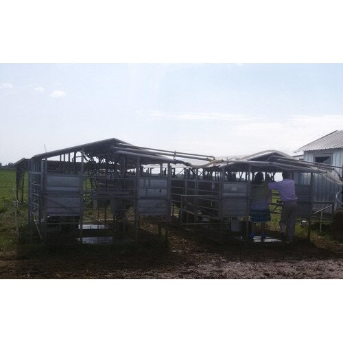 Mobilní dojicí systém / 12 dojecích jednotek / dojení do chladicí nádrže 2000 l