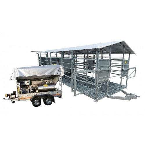 Mobilní dojicí systém / 6 dojecích jednotek / dojení do chladicí nádrže 500 l